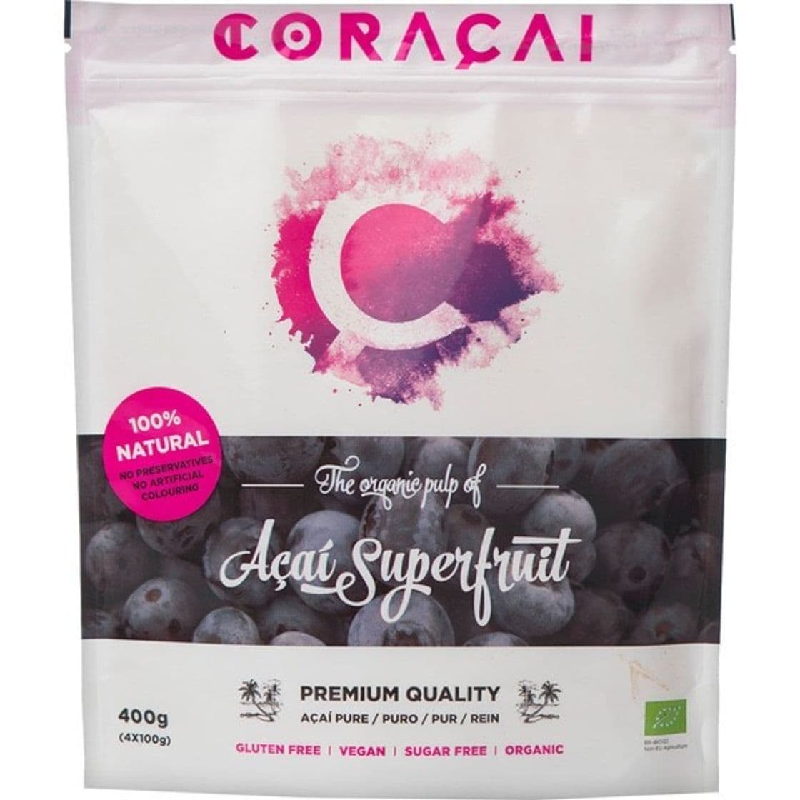 Producto Pulpa pura de açaí 100% natural ecológico