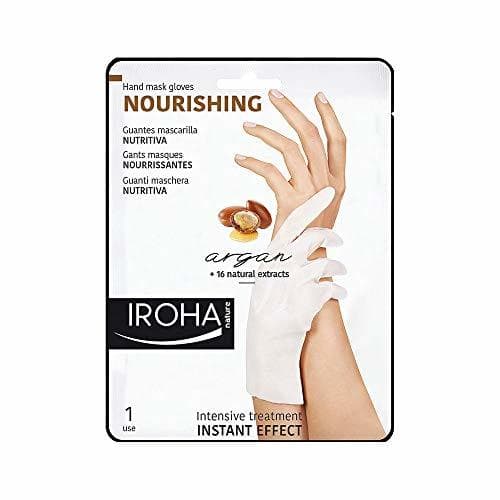 Producto Iroha Nature - Guantes Nutritivos para Manos con Argán, 2 Guantes para