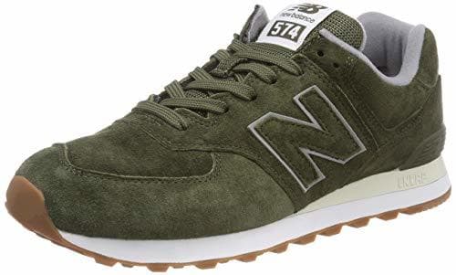 Fashion New Balance 574, Zapatillas para Hombre, Verde