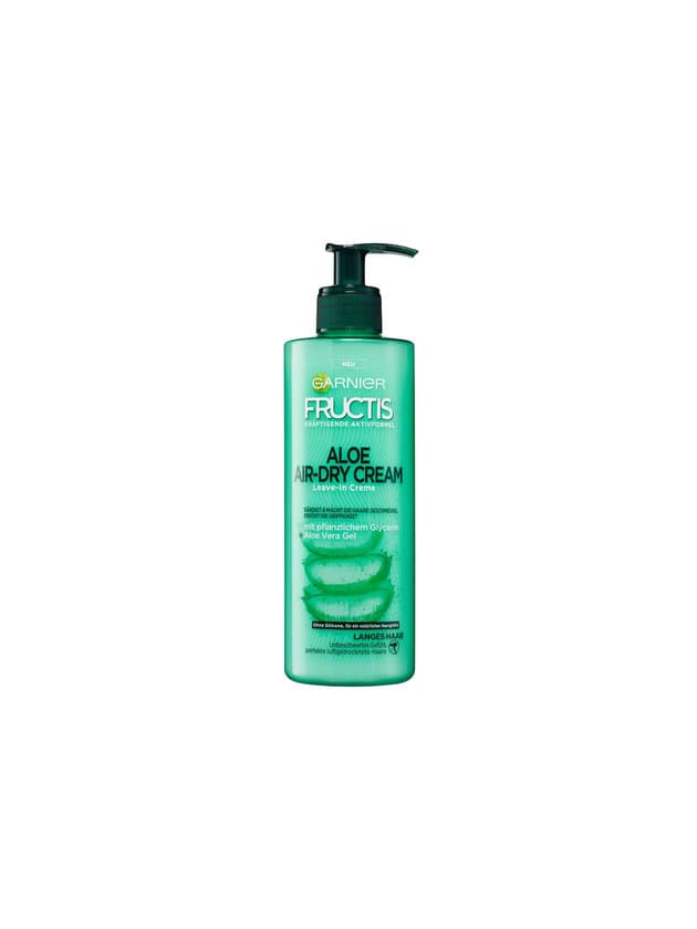 Belleza Garnier Fructis Aloe Secado Natural Crema Gel sin Aclarado