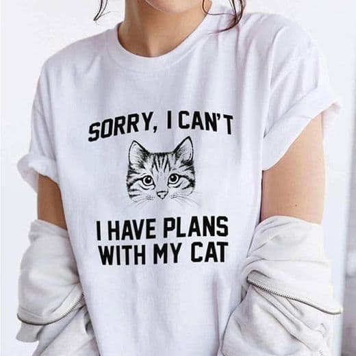 Producto Plans With My Cat Shirt