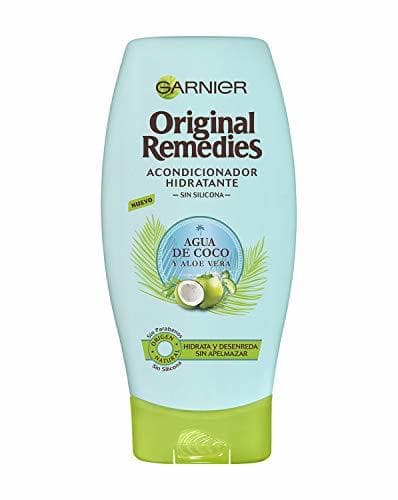 Belleza Garnier Original Remedies Agua de Coco y Aloe Vera acondicionador hidratante