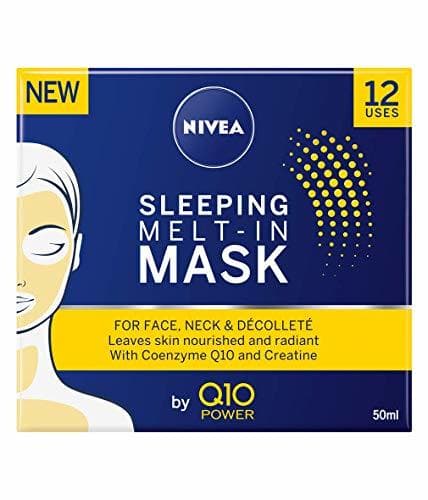 Producto Máscara facial NIVEA Q10 Power Sleeping Mel-in antienvejecimiento con poder antiarrugas de