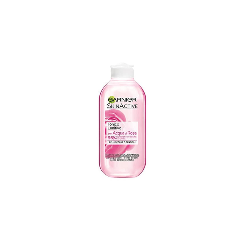 Belleza Garnier Skinactive tonico lenitivo con acqua di rosa