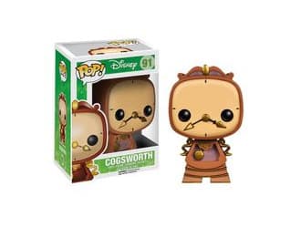 Juego Funko Pop!- Vinyl: Disney: Cogsworth, Color, tamaño estándar