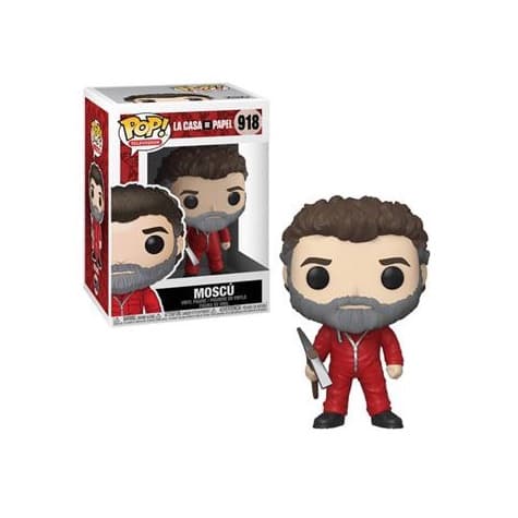 Juego Funko- Pop TV: La Casa de Papel-Moscow Collectible Figure, Multicolor