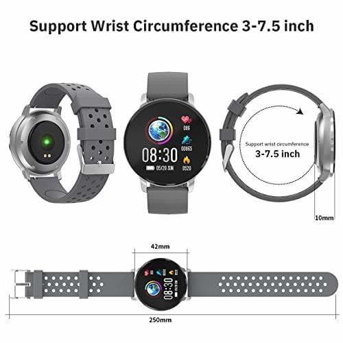 Electrónica CatShin Pulsera Actividad Hombre CS04 Reloj Inteligente Mujer Niños Impermeable IP68 Reloj