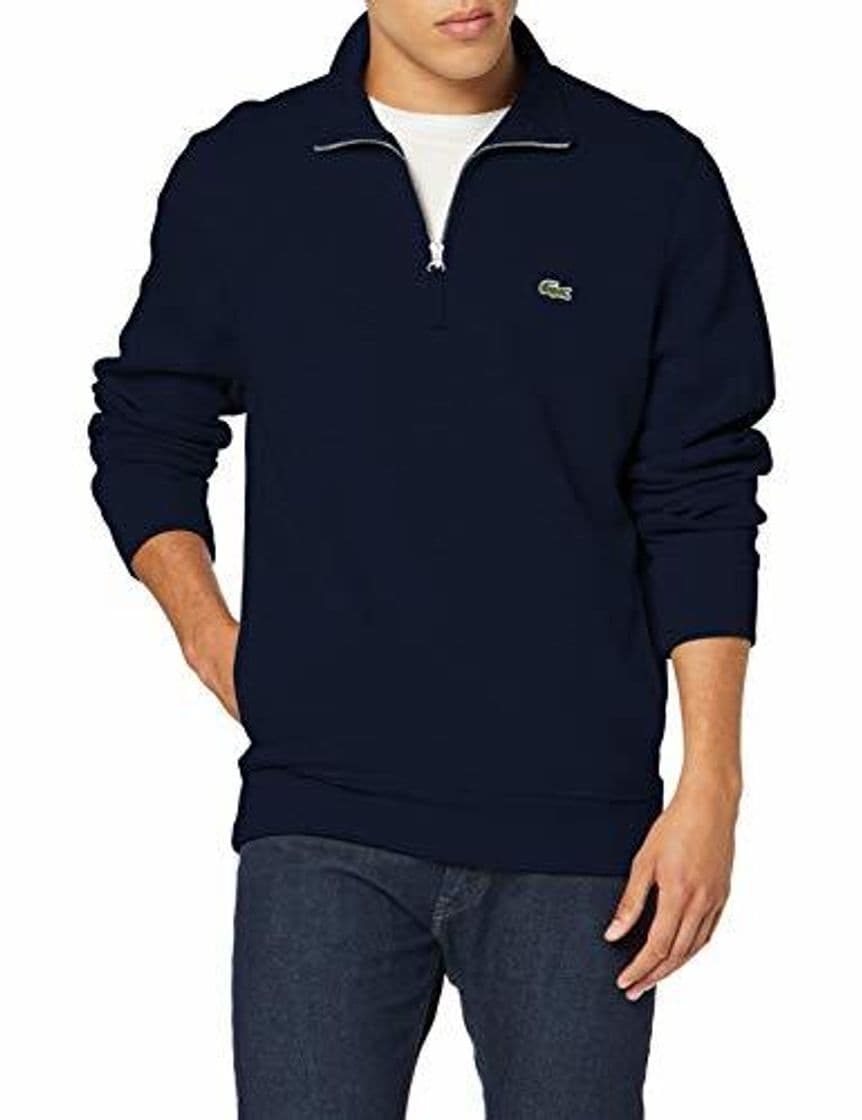 Moda Lacoste Sh8891 Sudadera, Azul