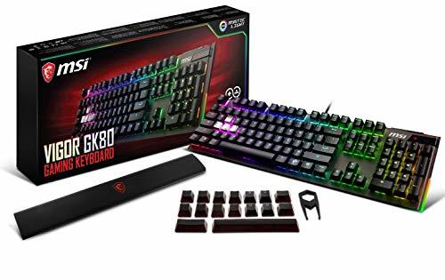 Electronic MSI Vigor GK80 CR ES - Teclado mecánico Gaming RGB retroiluminado con