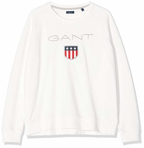 Product GANT Shield Logo C-Neck Sweat Sudadera, Marfil