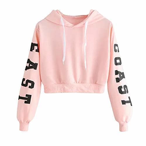 Moda Overdose Sudadera con Capucha De Manga Larga con Estampado De Letras para