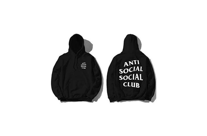 Moda Sudadera Anti Social Club con Capucha