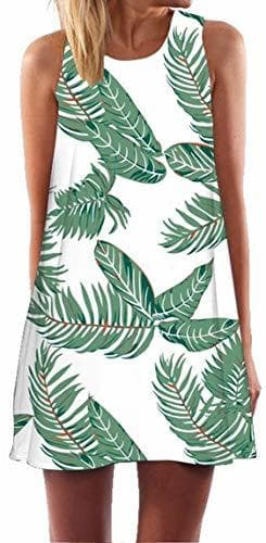 Moda Ocean Plus Mujer Verano Flamenco Camisola Vestido De Playa Top Sin Mangas