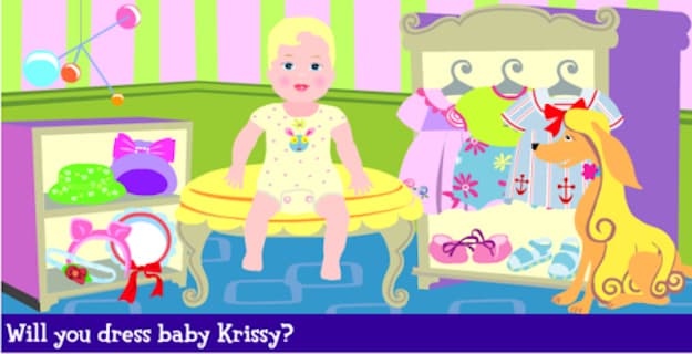 Fashion Barbie: Let's Baby-Sit Baby Krissy | NuMuKi