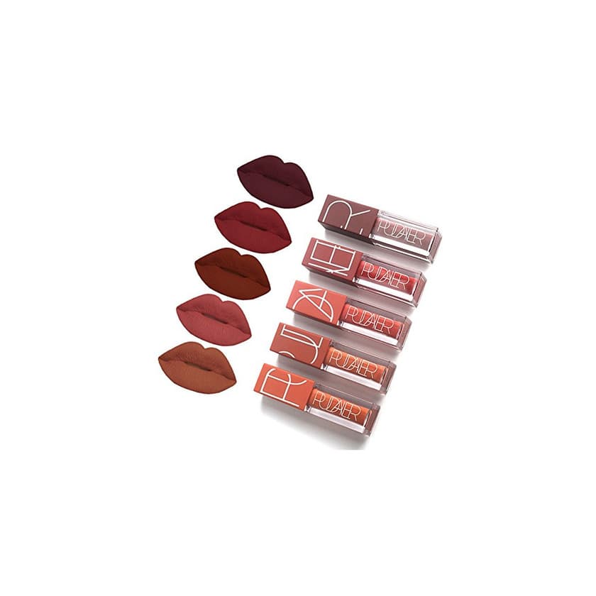 Beauty 5 Colors Matte Lipstick Set