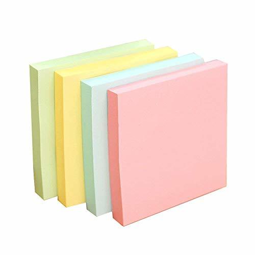 Producto 4 pcs Nota Pegajosa 76x76mm Sticky Nota Bloc de Notas Color aleatorio