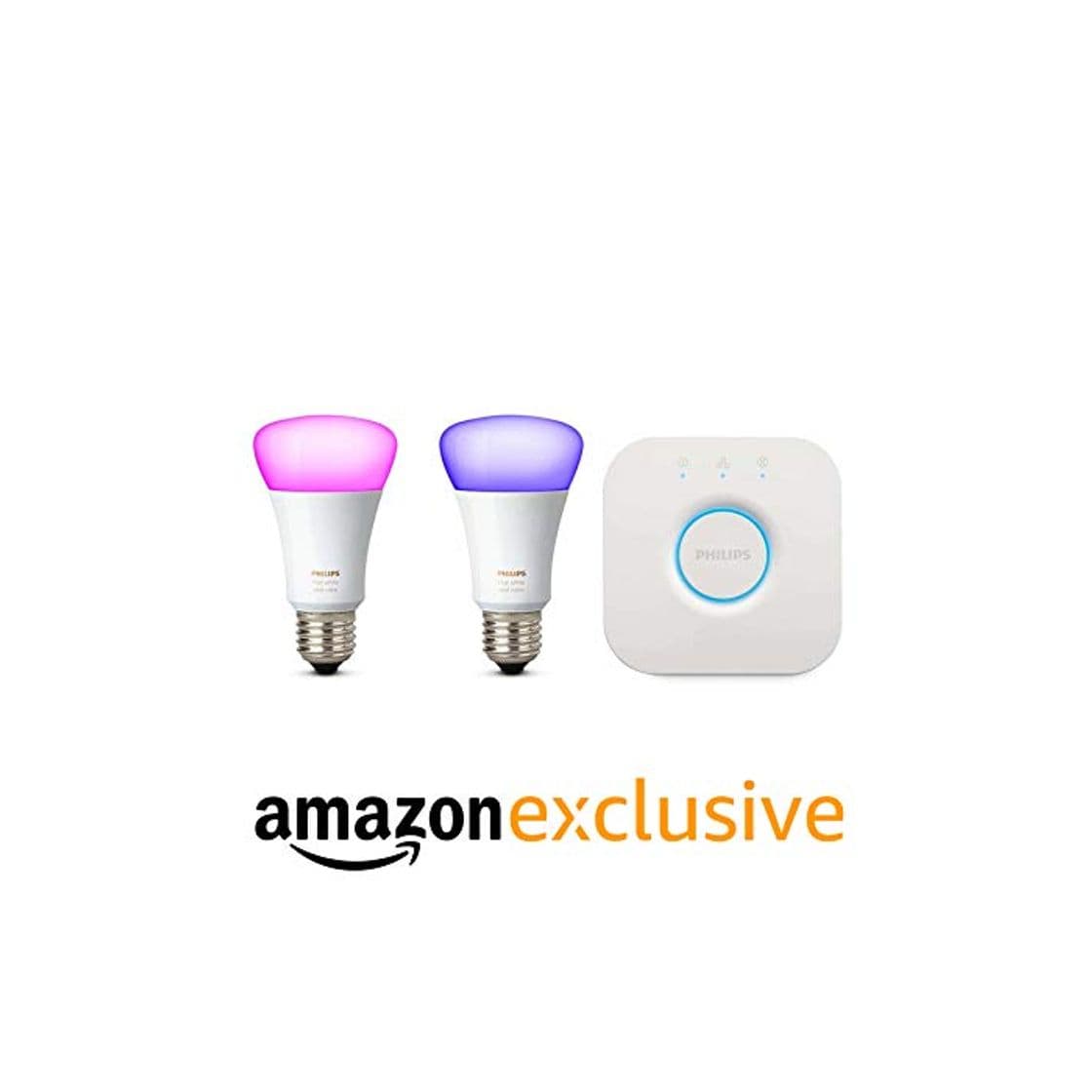 Home Philips Hue White and Color Ambiance Kit de Inicio 2 Bombillas Y