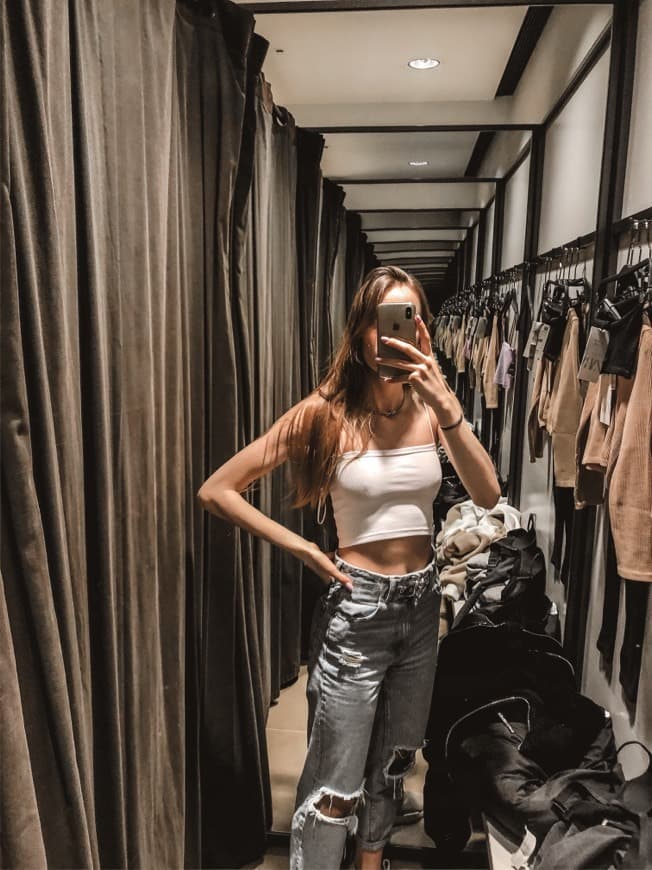 Moda Crop top zara 💖