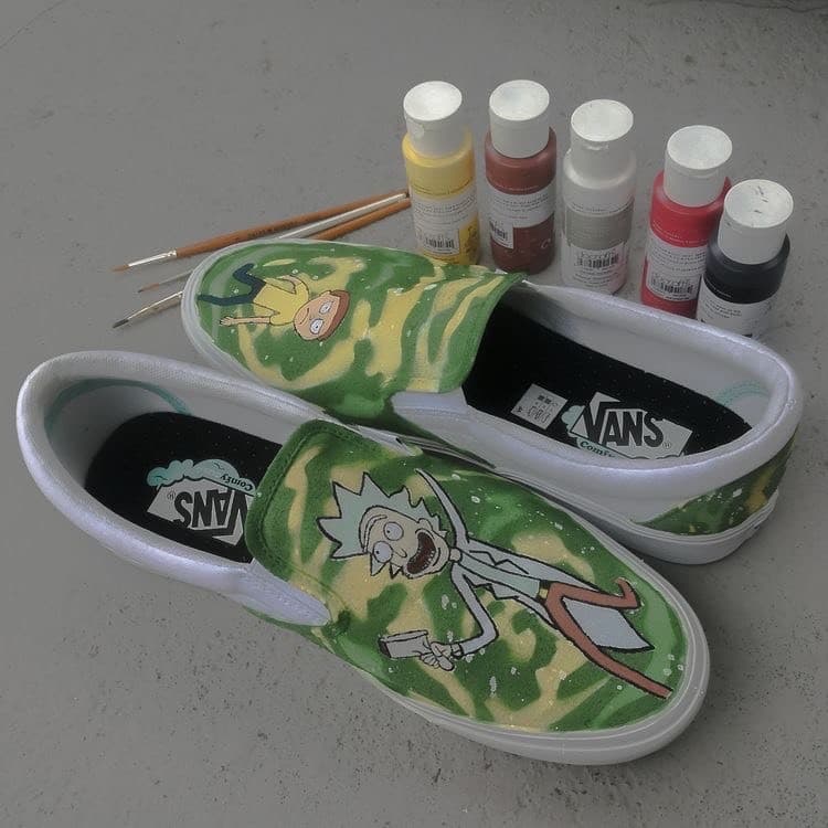 Fashion rick e morty vans