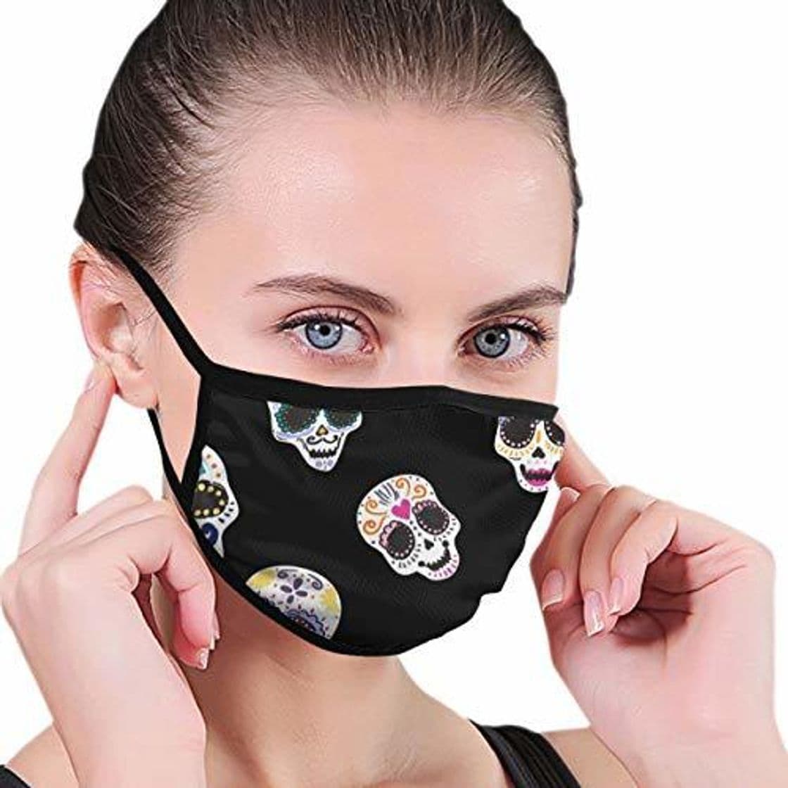 Producto Máscaras Unisex Patrón sin Costuras Vintage Calaveras de azúcar Máscara a Prueba