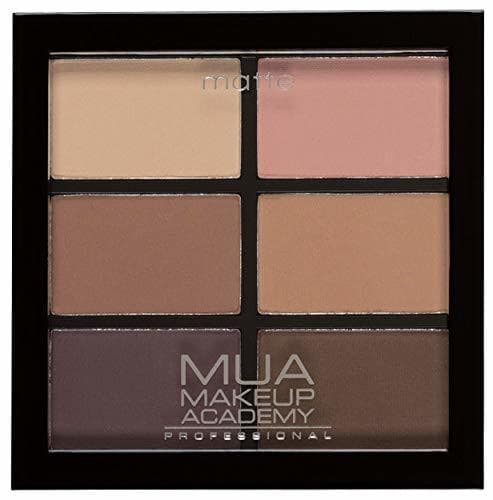 Belleza Mua - 6 sombra sombra de ojos paleta - suave Suedes - mate Browns