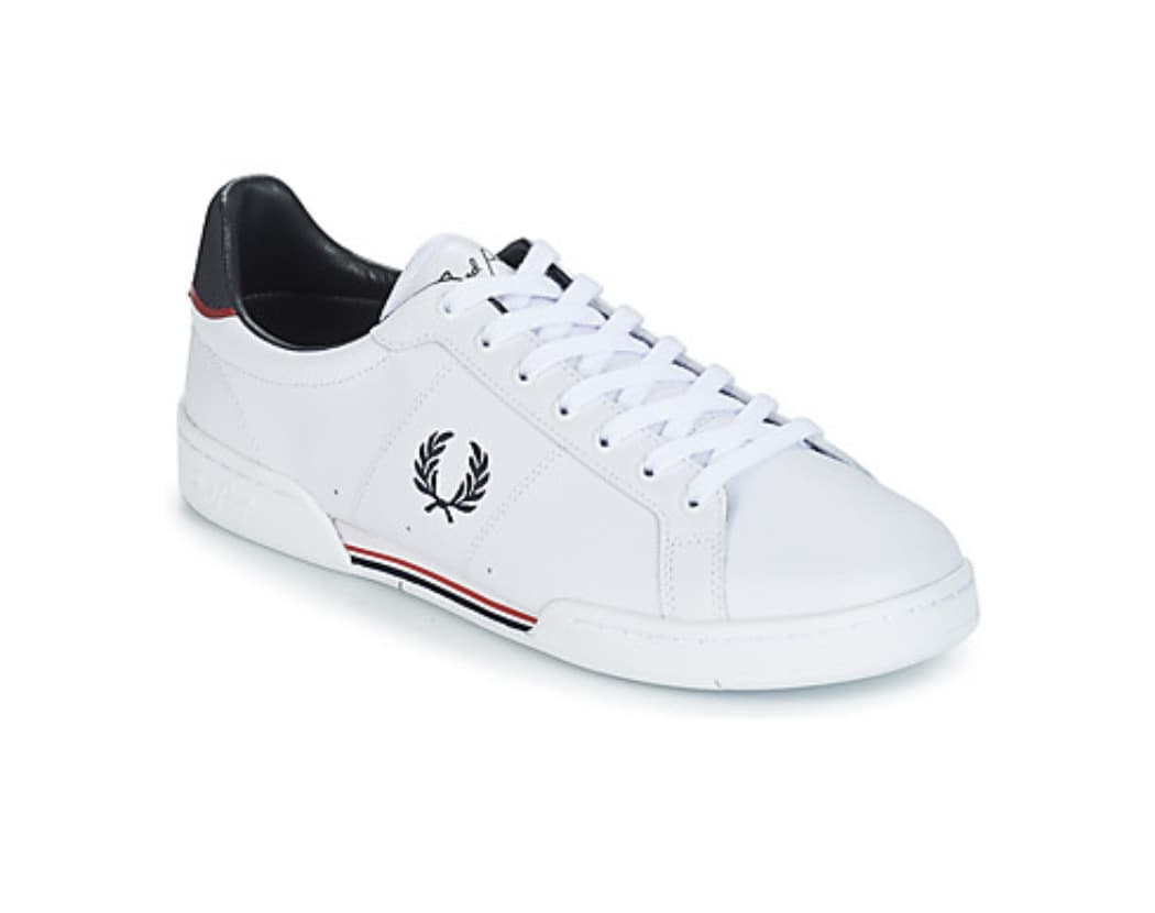 Moda Fred Perry Hombre Zapatillas White 45 EU