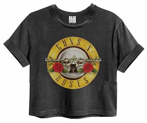 Producto Amplified Guns N Roses Bullet Logo Womens Cropped T-Shirt