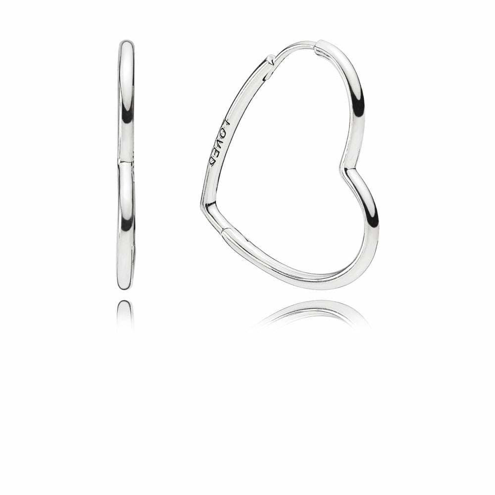 Product Pandora Heart Hoop Earrings