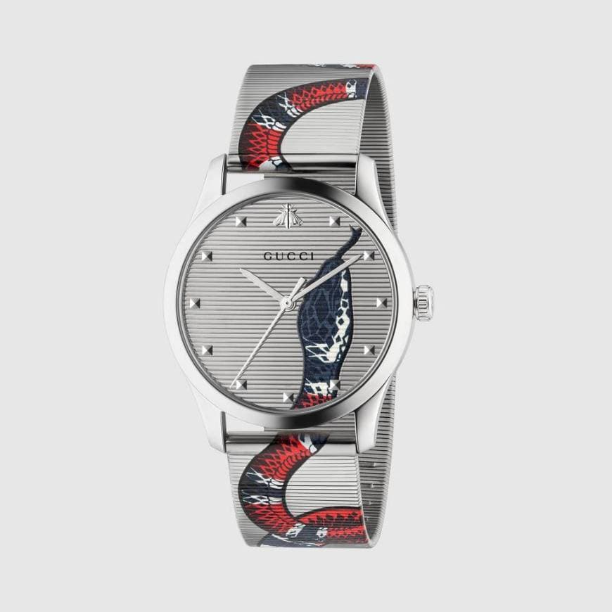 Producto Steel G-timeless Watch, 38mm With Printed Snake