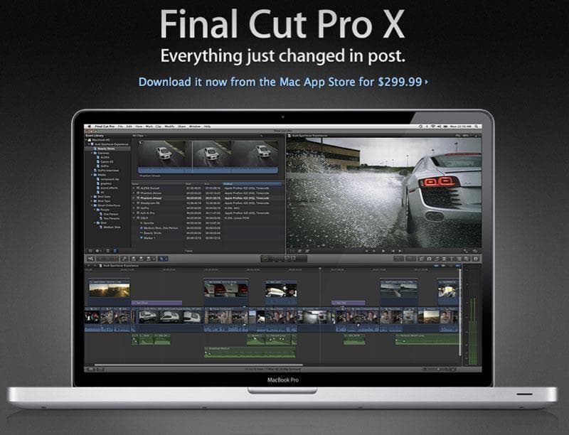 Moda Final Cut Pro X - Apple