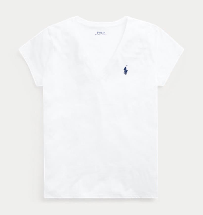 Moda T-Shirt Ralph Lauren Branca 