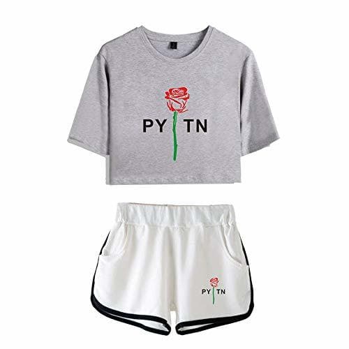 Product Chándal Deportivo para Mujer Payton Moormeier PYTN Red Rose Crop Top Short