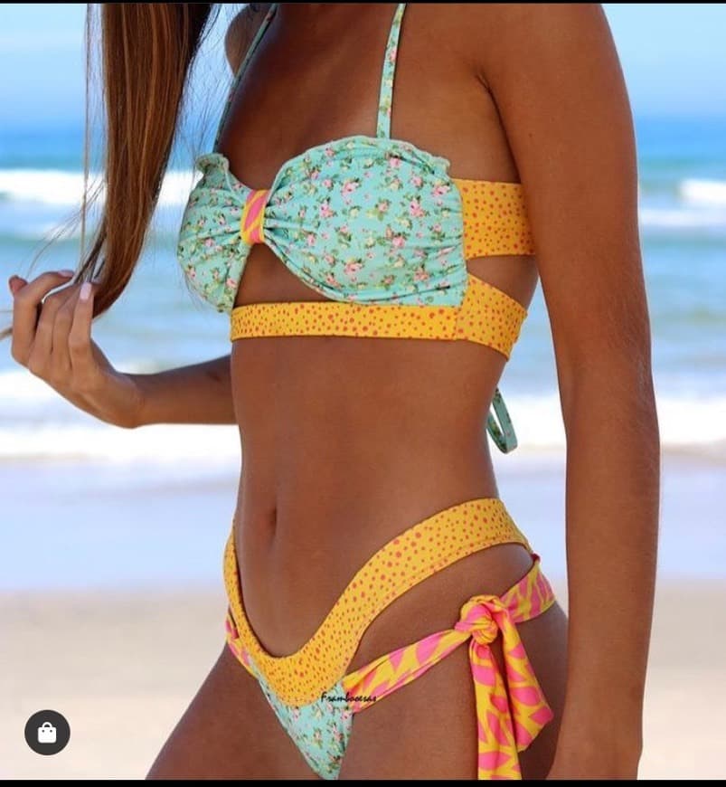 Moda Bikini Framboesas 