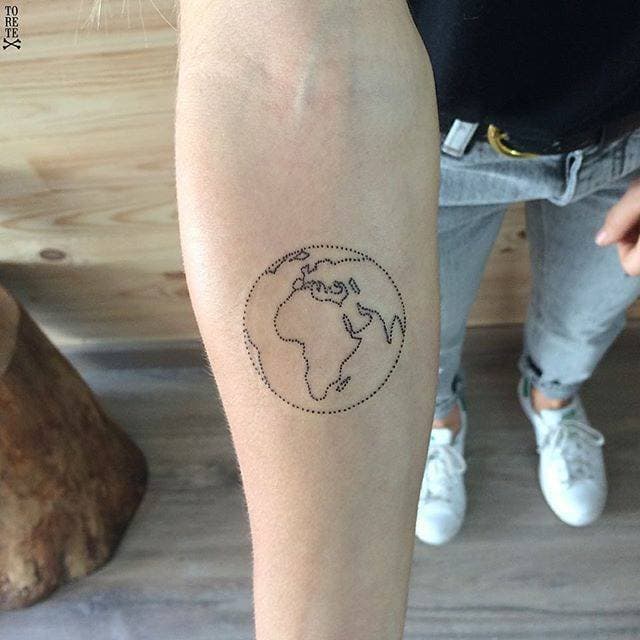 Fashion World Travel Tattoo