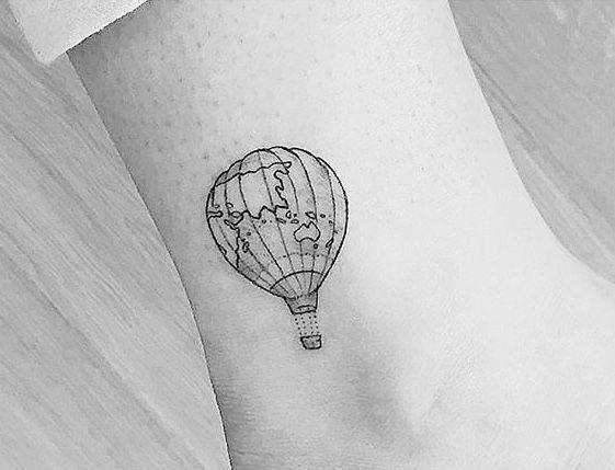 Fashion Minimalist World Hot Air Balloon