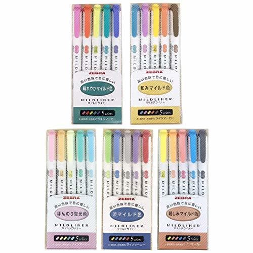 Producto Zebra Mildliner - Juego de rotuladores fluorescentes