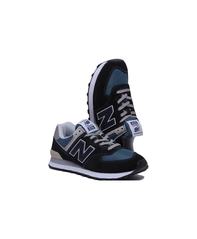 Moda New Balance 574 Core Zapatillas Hombre, Azul