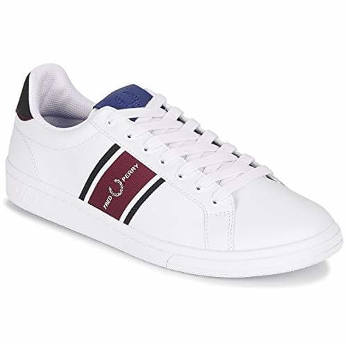 Producto FRED PERRY B721 Leather/Webbing Zapatillas Moda Hommes Blanco