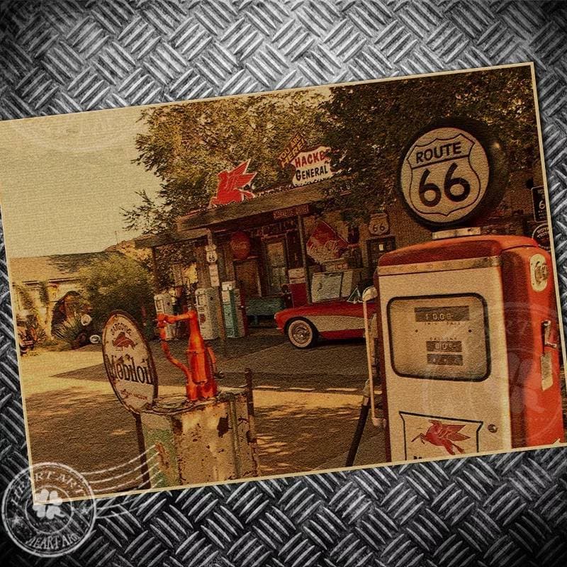 Fashion Poster route 66