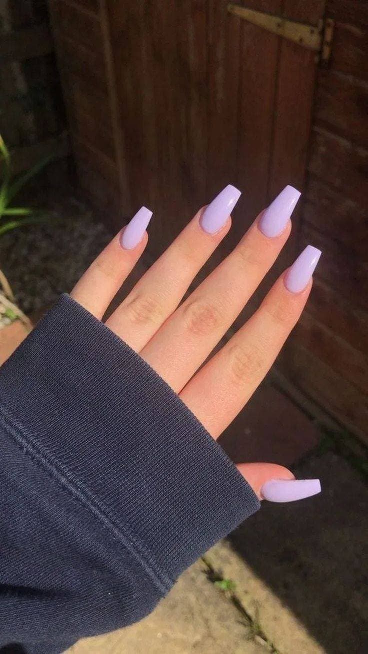 Fashion Purple Nails 