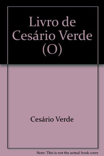 Book Livro de Cesário Verde