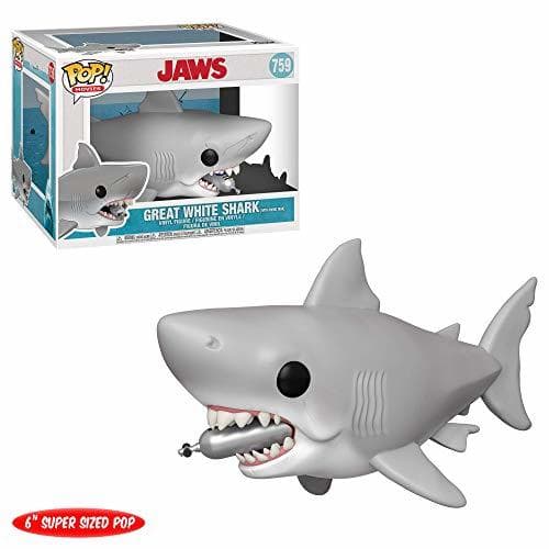 Game Funko- Pop Vinilo 6" Jaws w/Diving Tank Figura Coleccionable, Multicolor