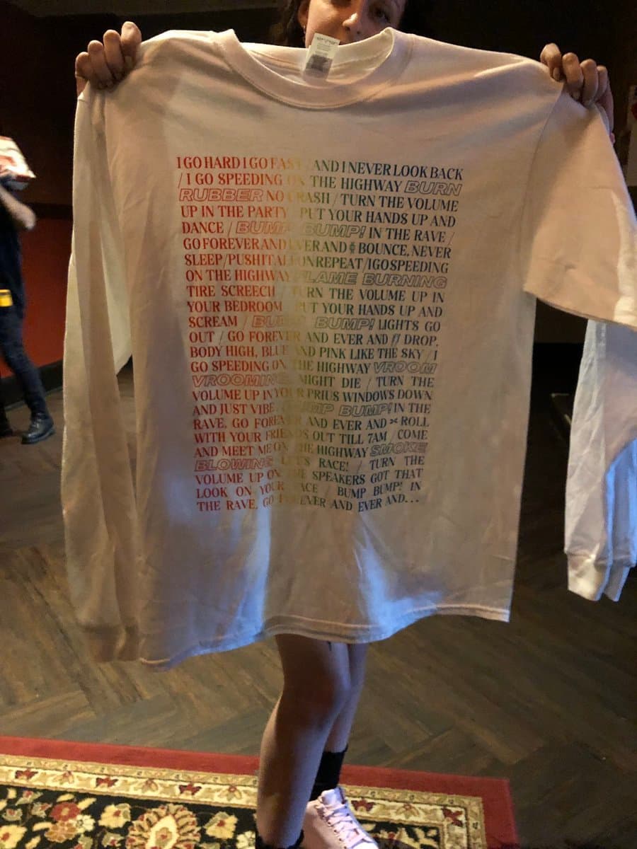 Producto Charli Xcx shop Rainbow lyrics Longsleeve