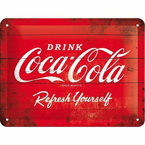 Product Nostalgic-Art Cartel de Chapa 15x20 -Coca-Cola