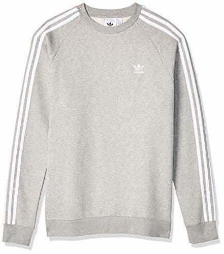 Moda adidas 3-Stripes Crew Sudadera Medium Grey