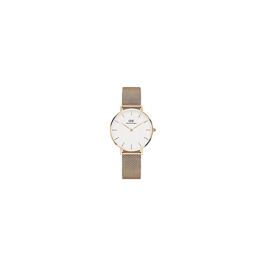 Moda Daniel Wellington Reloj Digital para Mujer de Cuarzo con Correa en Acero