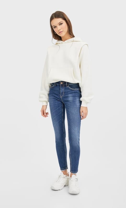 Moda Stradivarius - Jeans skinny low waist