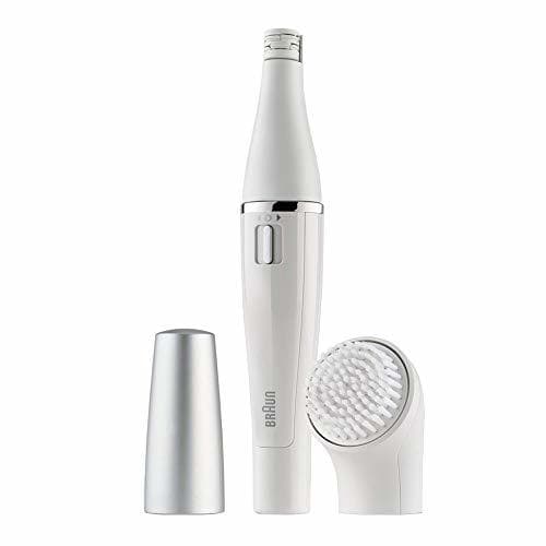 Belleza Braun Face 810 - Depiladora facial con cepillo limpiador facial