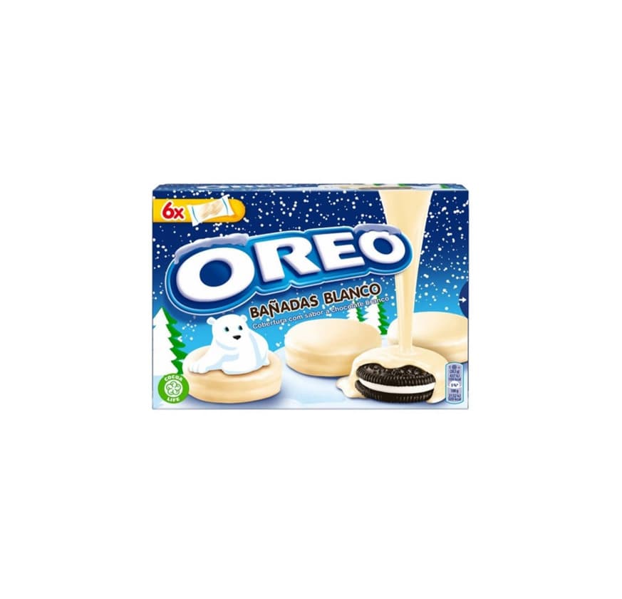 Producto Oreo Bañadas Galletas Cubiertos de Chocolate Blanco