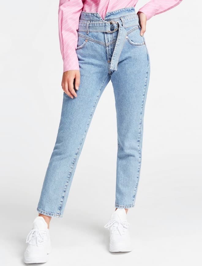 Moda SLIGHTLY RELAXED FIT DENIM PANT